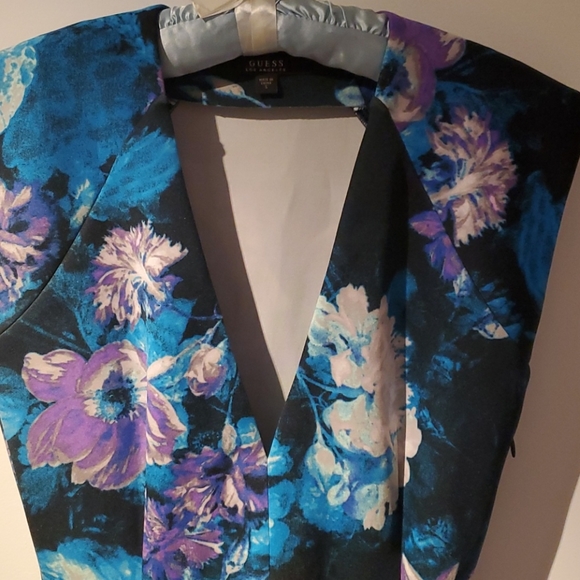 Guess Floral Scuba Mini Dress - Size Small - Picture 4 of 10